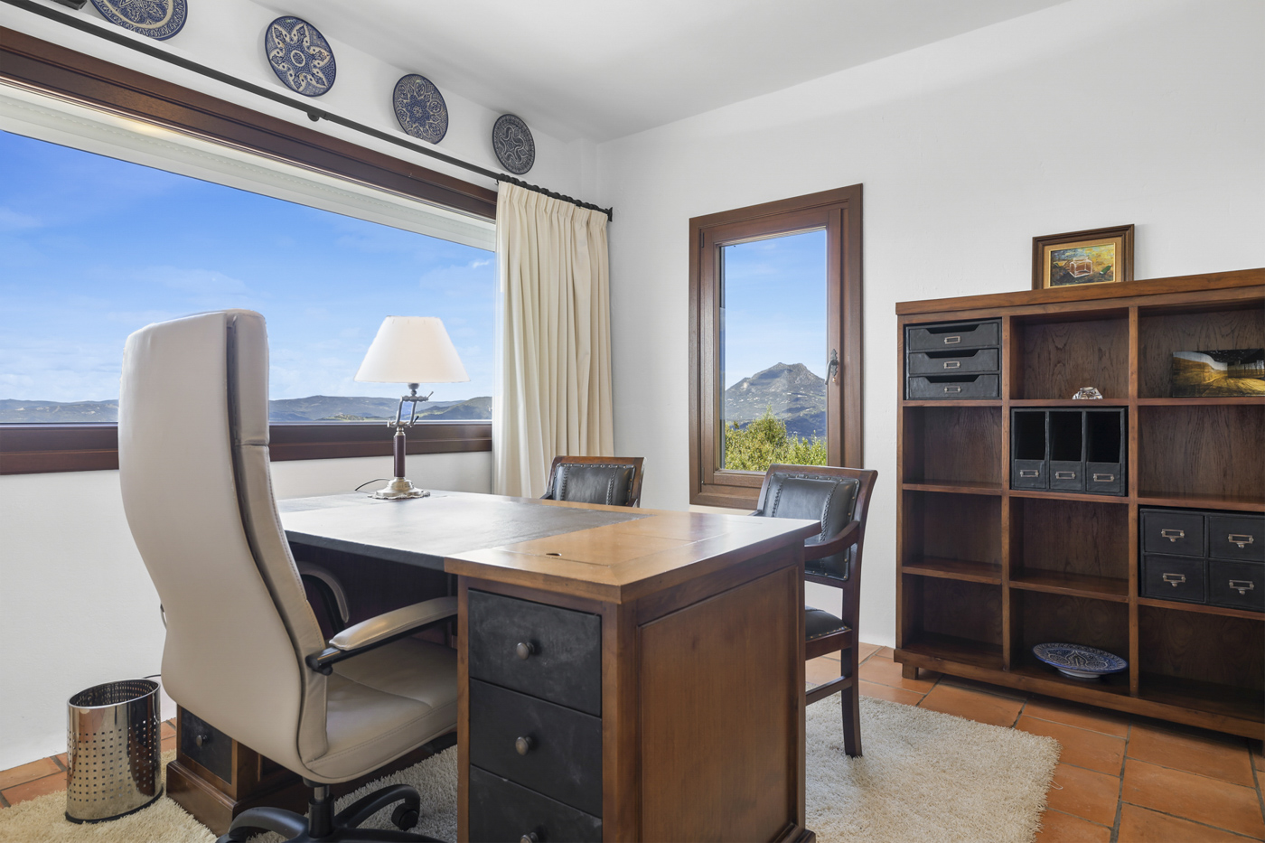 The study room in first floor is a unique feature for this property